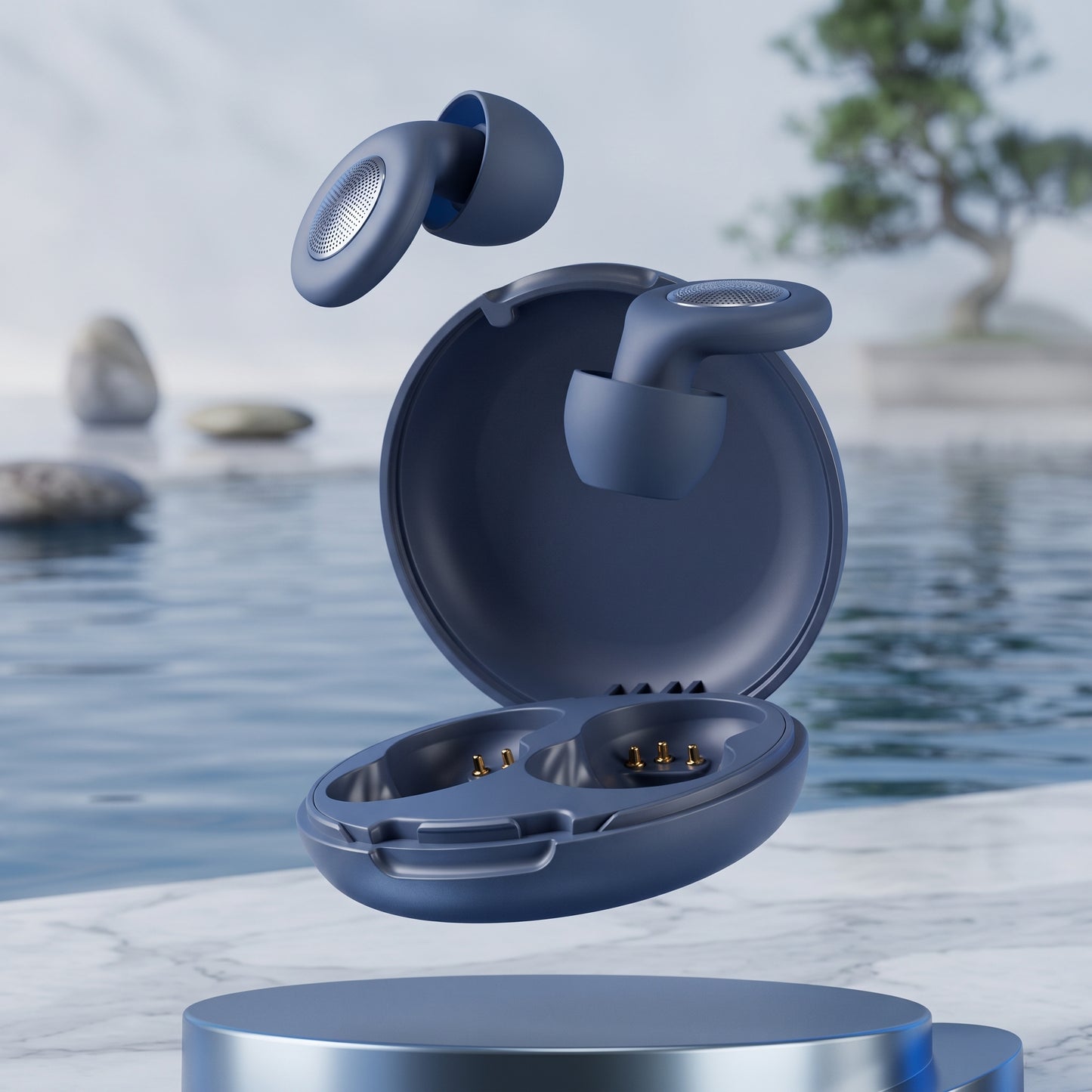 Bouchons d'Oreilles Multi-Usages en Silicone : Sommeil, Concentration & Concerts (-25dB)