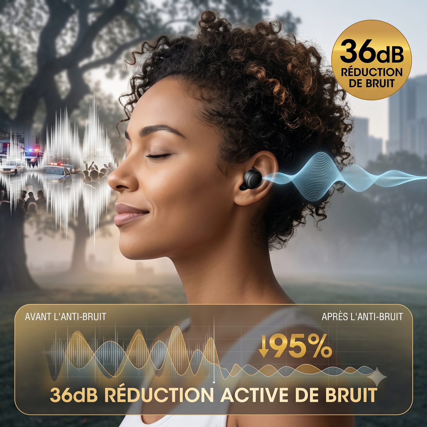 Bouchons d'Oreilles Ergonomiques "Design Anneau" en Silicone : Sommeil & Natation