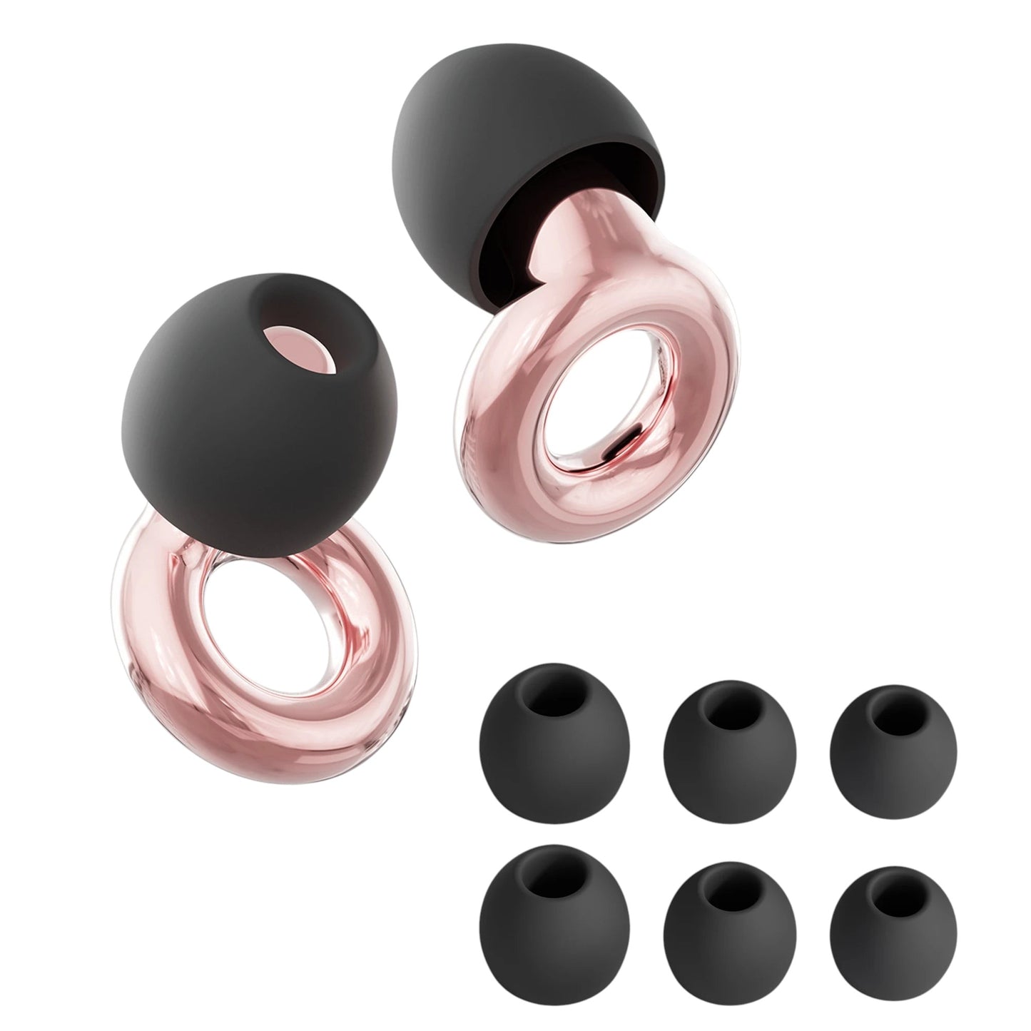Bouchons d'Oreilles Polyvalents en Silicone : Sommeil, Moto & Natation
