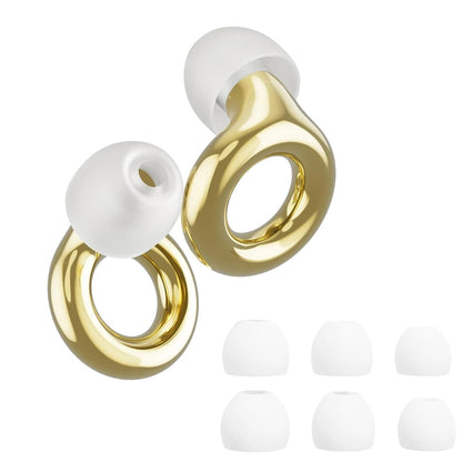 Bouchons d'Oreilles Polyvalents en Silicone : Sommeil, Moto & Natation
