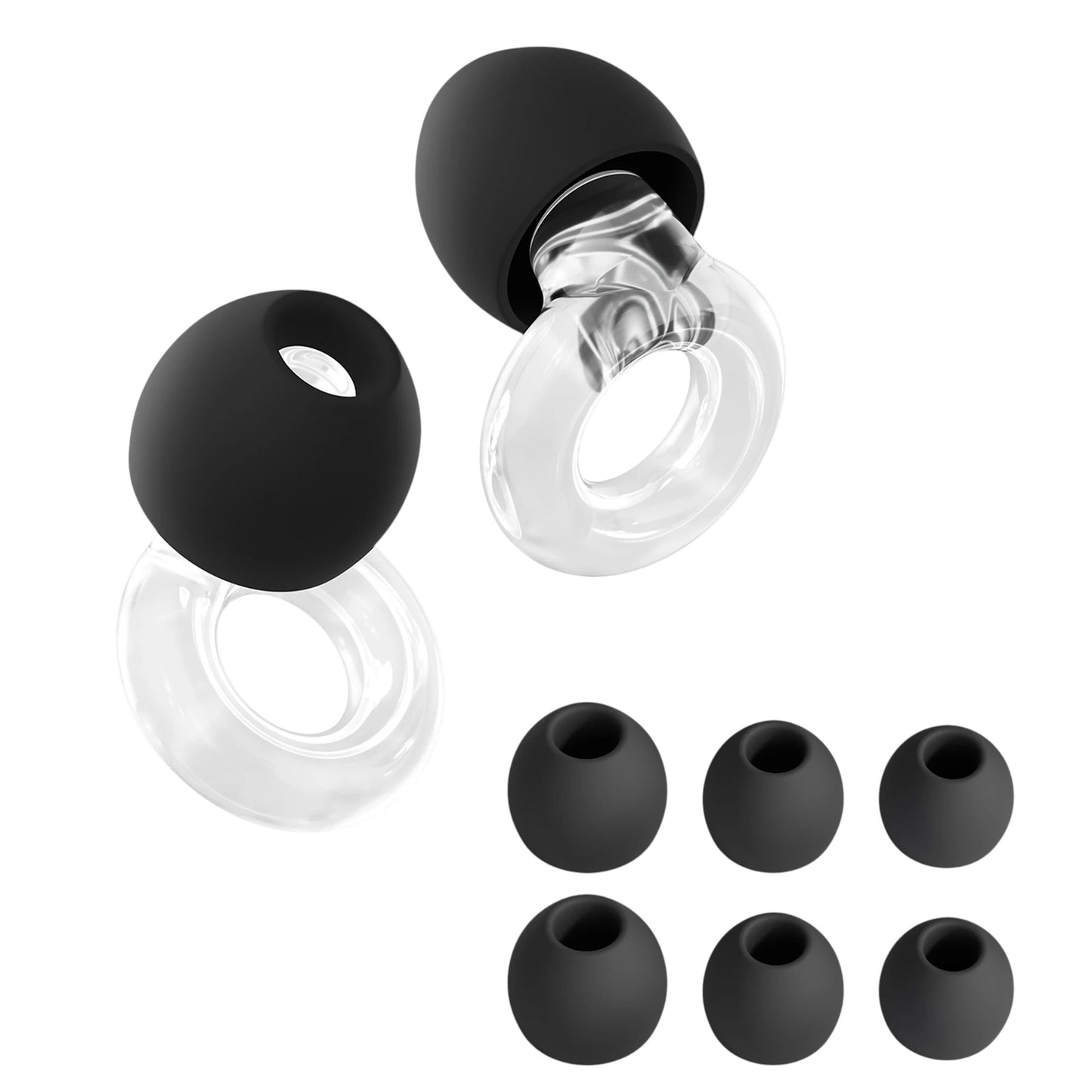 Bouchons d'Oreilles Polyvalents en Silicone : Sommeil, Moto & Natation