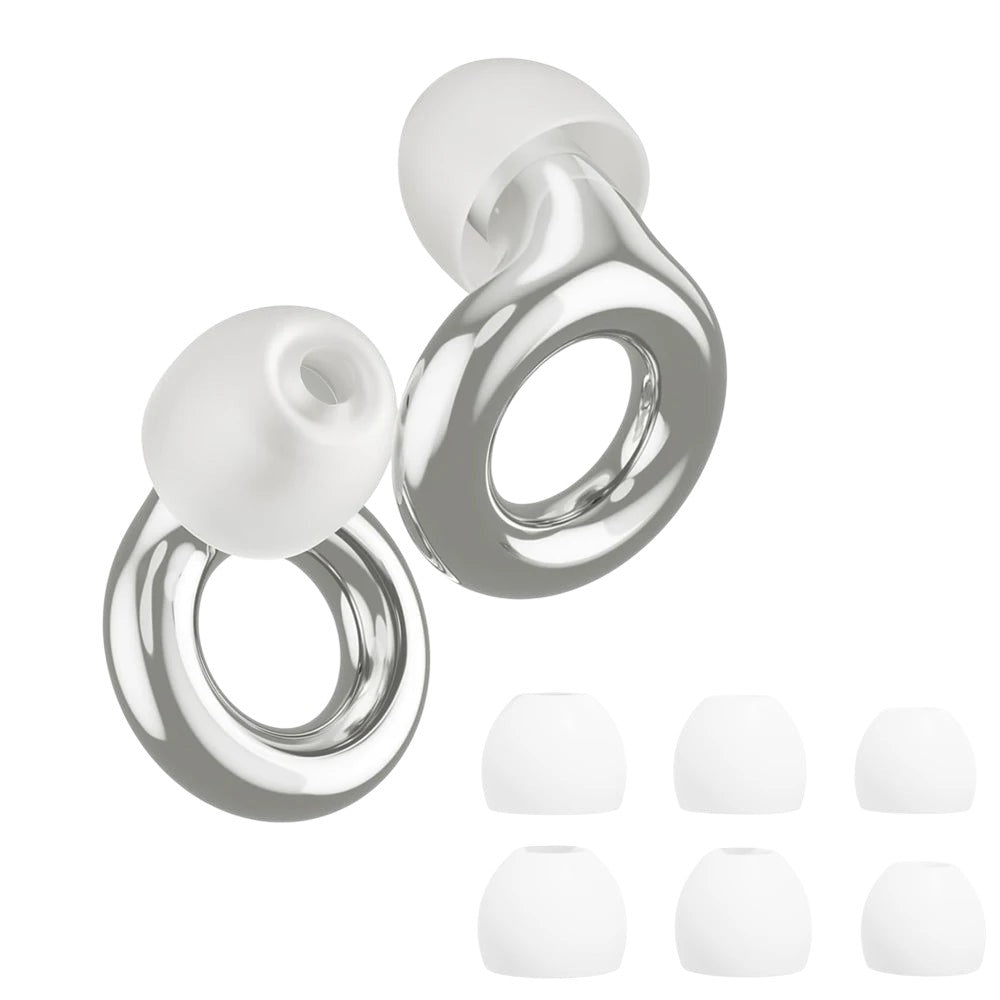Bouchons d'Oreilles Polyvalents en Silicone : Sommeil, Moto & Natation