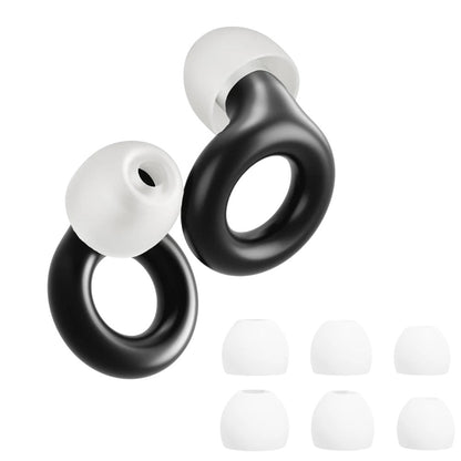 Bouchons d'Oreilles Polyvalents en Silicone : Sommeil, Moto & Natation