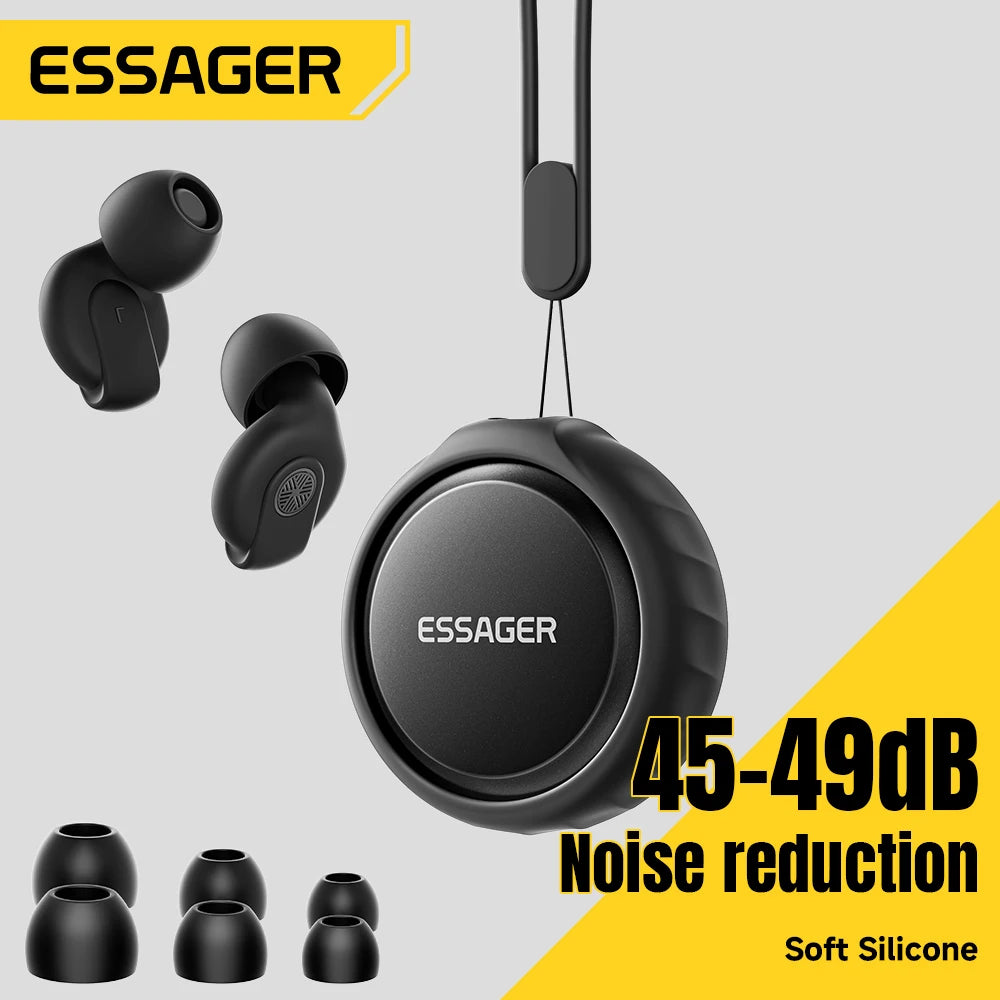 Bouchons d'oreilles anti-bruit 45-49dB en silicone souple