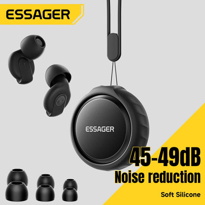 Bouchons d'oreilles anti-bruit 45-49dB en silicone souple