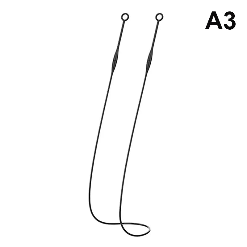 Cordon de Sécurité Magnétique en Silicone pour Bouchons d'Oreilles (Anti-Perte)