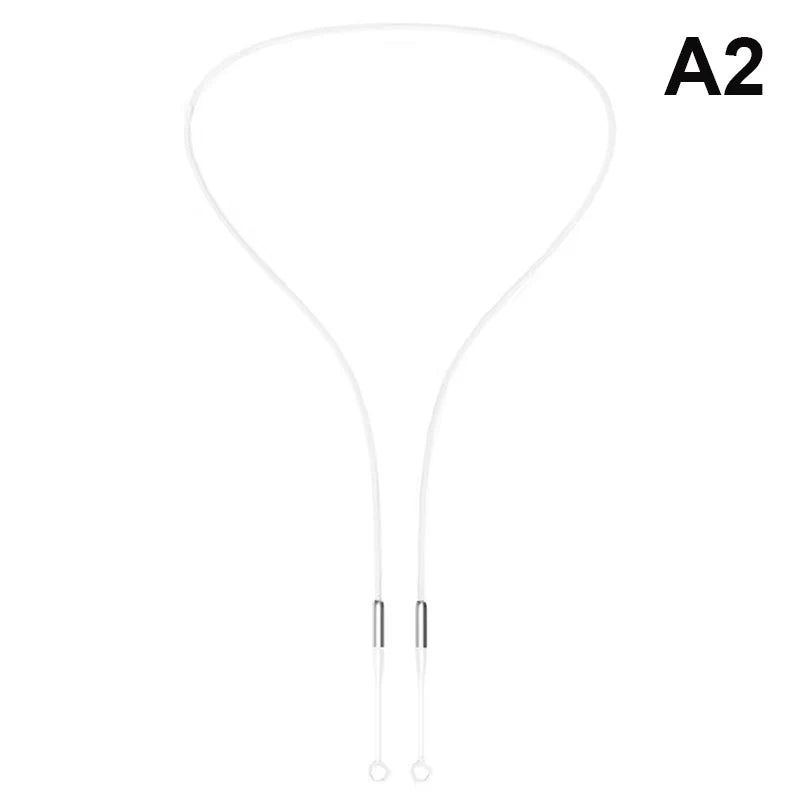 Cordon de Sécurité Magnétique en Silicone pour Bouchons d'Oreilles (Anti-Perte)