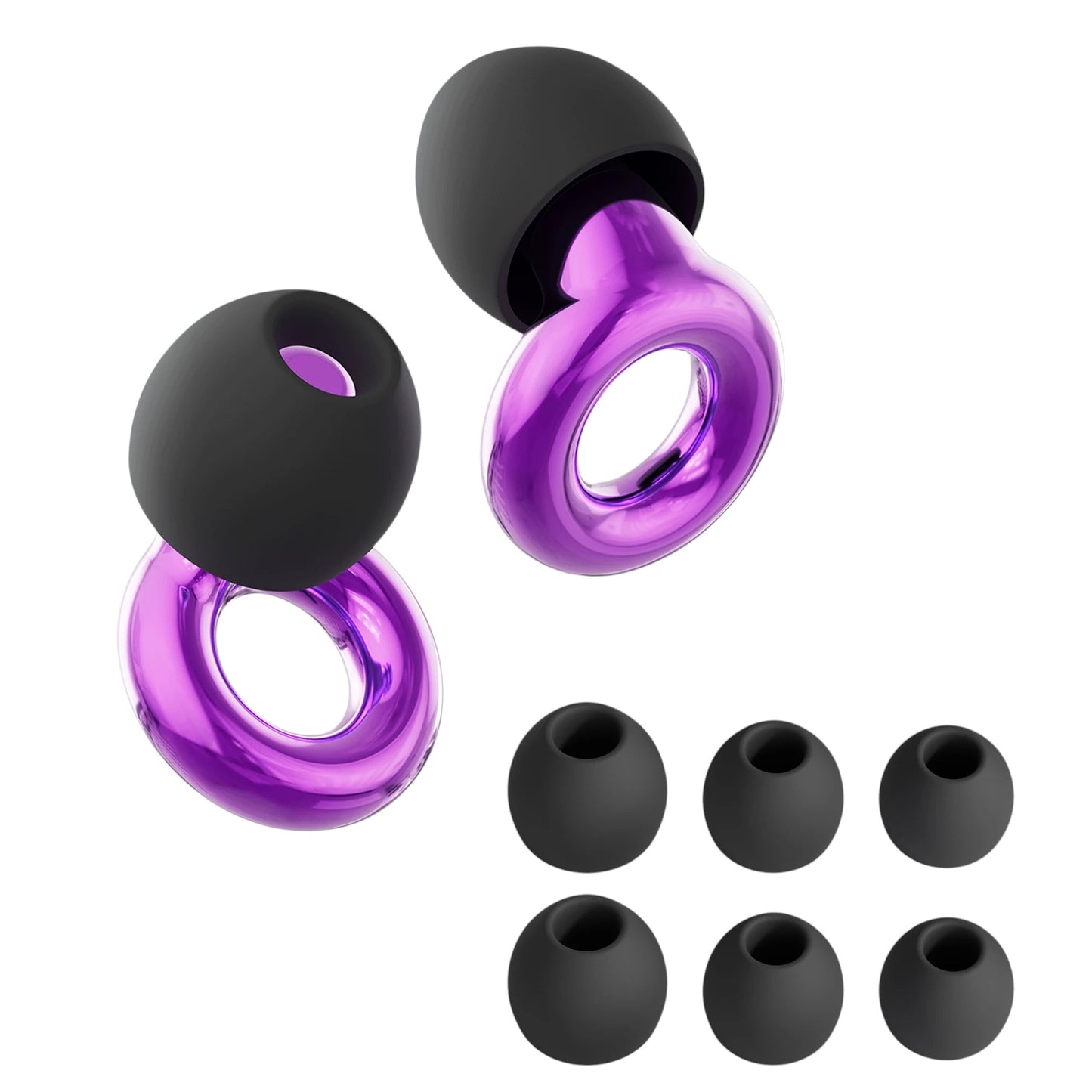 Bouchons d'Oreilles Polyvalents en Silicone : Sommeil, Moto & Natation