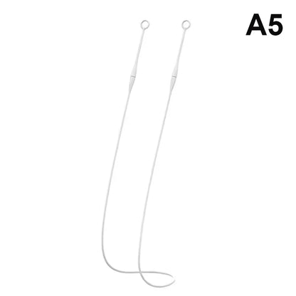 Cordon de Sécurité Magnétique en Silicone pour Bouchons d'Oreilles (Anti-Perte)