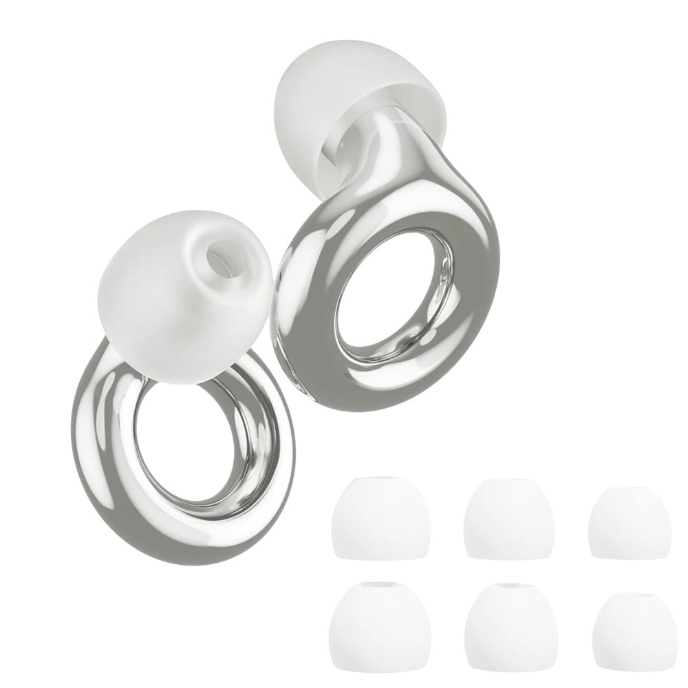 Bouchons d'Oreilles Polyvalents en Silicone : Sommeil, Moto & Natation